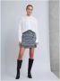 BRUUNS BAZAAR Dames Rokken Trillium Maeda Skirt Donkerblauw - Thumbnail 6