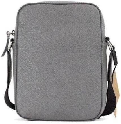 Burberry Kleine Grijze Leren Crossbody Handtas Grijs Dames