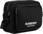 Burberry Nylon Messenger Tas met Leren Details Black Heren - Thumbnail 4