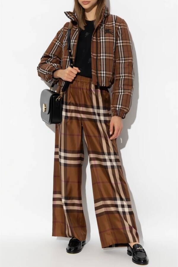 Burberry Eype cropped jas Bruin Dames