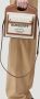 Burberry Katoenen Schoudertas met Twee Compartimenten Beige Dames - Thumbnail 5