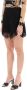 Burberry Kanten Shorts met Hoge Taille en Golvende Zoom Black Dames - Thumbnail 2
