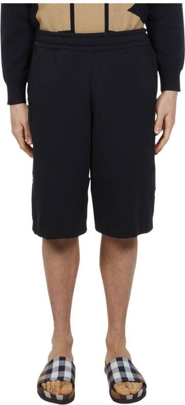 Burberry Casual knielange shorts Zwart Heren