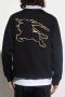 Burberry Zwarte Katoenen Sweatshirt met Logodetail Black Heren - Thumbnail 3