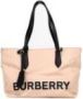 Burberry Milieuvriendelijke Stijlvolle Logo Tote Tas Beige Dames - Thumbnail 2