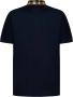 Burberry Blauw Polo Shirt met Contrasterende Kraag Blauw Heren - Thumbnail 1