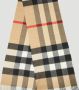 Burberry Beige Kasjmier Sjaal met Franjes Beige Unisex - Thumbnail 3