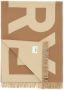 Burberry Logo Jacquard Wollen Sjaal Beige Dames - Thumbnail 8