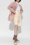 Burberry Zijden Twill Overhemd met EKD Patroon White Dames - Thumbnail 2