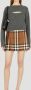 Burberry Geplooide mini rok met Exaggerated Check Brown Dames - Thumbnail 2