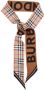 Burberry Zijden sjaal Upgrade Stijl ID 8035897-A1189-Black Beige Unisex - Thumbnail 4