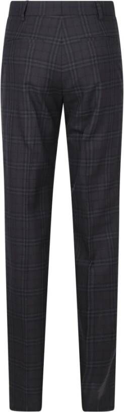 Burberry Italiaanse Grijze Slim-Fit Broek Grijs Dames