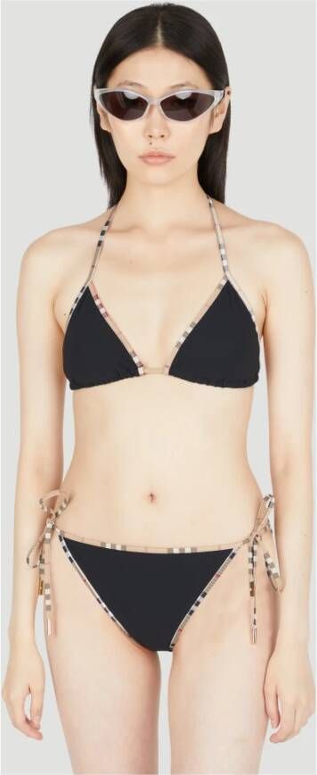 Burberry Stijlvolle zwemkledingcollectie Zwart Dames