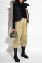Burberry Katoenen twill broek met zijgespen Beige Dames - Thumbnail 2