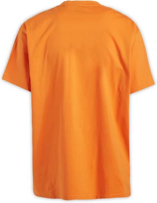 Burberry Stijlvolle Gebreide T-Shirt voor Vrouwen Oranje Dames