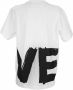 Burberry Love Print Twee-Tone T-Shirt White Dames - Thumbnail 2