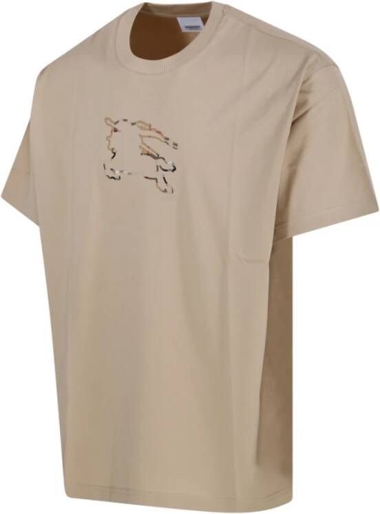 Burberry Soft Fawn Padbury T-Shirt voor Heren Beige Heren