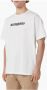 Burberry Witte Geribbelde Crewneck T-shirts en Polos White Heren - Thumbnail 3