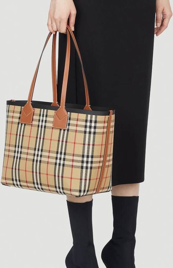 Burberry Tote Bags Beige Dames