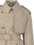 Burberry Stijlvolle Beige Trenchcoat voor Dames Beige Dames - Thumbnail 2