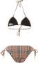 Burberry Vintage Check Triangle Bikini Multicolor Dames - Thumbnail 6