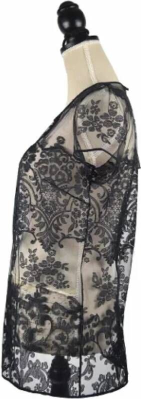 Burberry Vintage Tweedehands top Zwart Dames