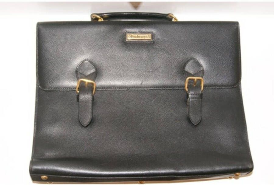 Burberry Vintage Tweedehands tas Blauw Dames