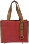 Burberry Vintage Pre-owned Canvas handbags Rood Dames - Thumbnail 2