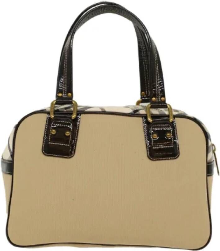 Burberry Vintage Pre-owned Canvas totes Beige Dames