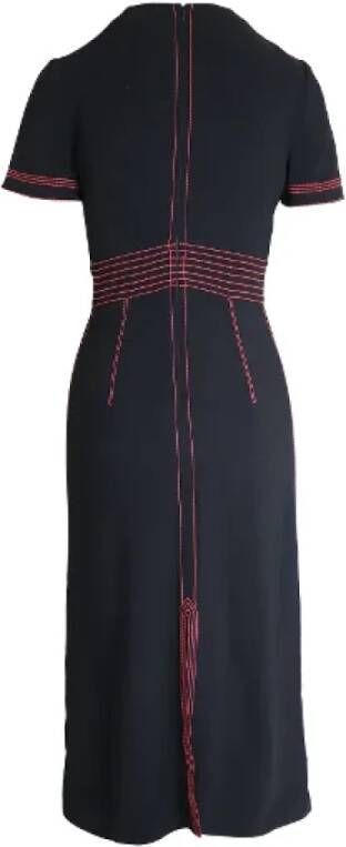 Burberry Vintage Pre-owned Fabric dresses Zwart Dames