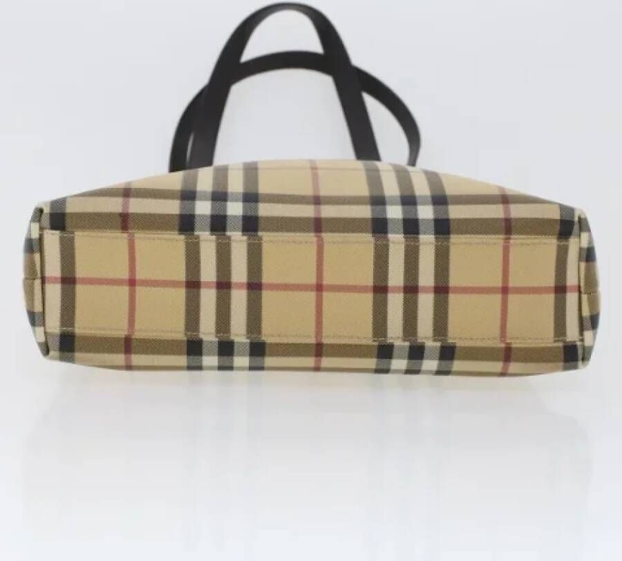 Burberry Vintage Pre-owned Fabric handbags Geel Dames