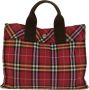 Burberry Vintage Pre-owned Fabric shoulder-bags Rood Dames - Thumbnail 2