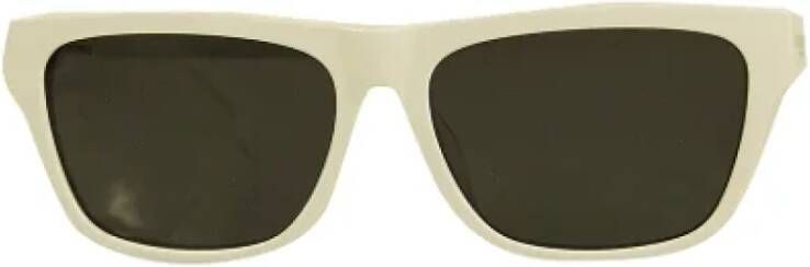 Burberry Vintage Pre-owned Fabric sunglasses Wit Dames