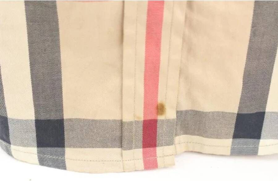 Burberry Vintage Pre-owned Fabric tops Beige Dames