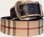 Burberry Vintage Pre-owned Leather belts Bruin Heren - Thumbnail 2
