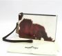 Burberry Vintage Pre-owned Leather clutches Bruin Dames - Thumbnail 2