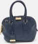 Burberry Vintage Pre-owned Leather handbags Blauw Dames - Thumbnail 2