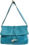 Burberry Vintage Pre-owned Leather shoulder-bags Blauw Dames - Thumbnail 2