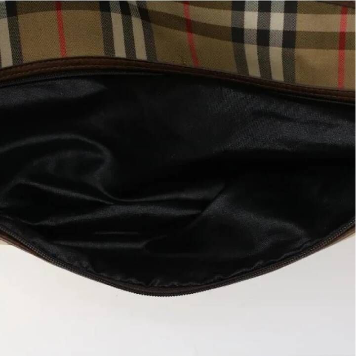 Burberry Vintage Pre-owned Nylon handbags Beige Dames