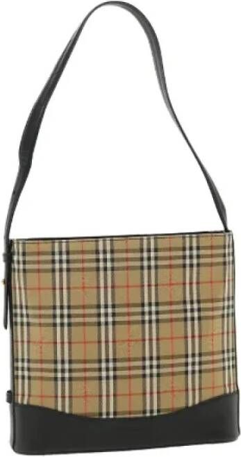 Burberry Vintage Pre-owned Shoulder Bags Beige Dames