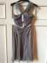 Burberry Vintage Pre-owned Silk dresses Grijs Dames - Thumbnail 2