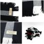 Burberry Vintage Pre-owned Wool scarves Zwart Dames - Thumbnail 2