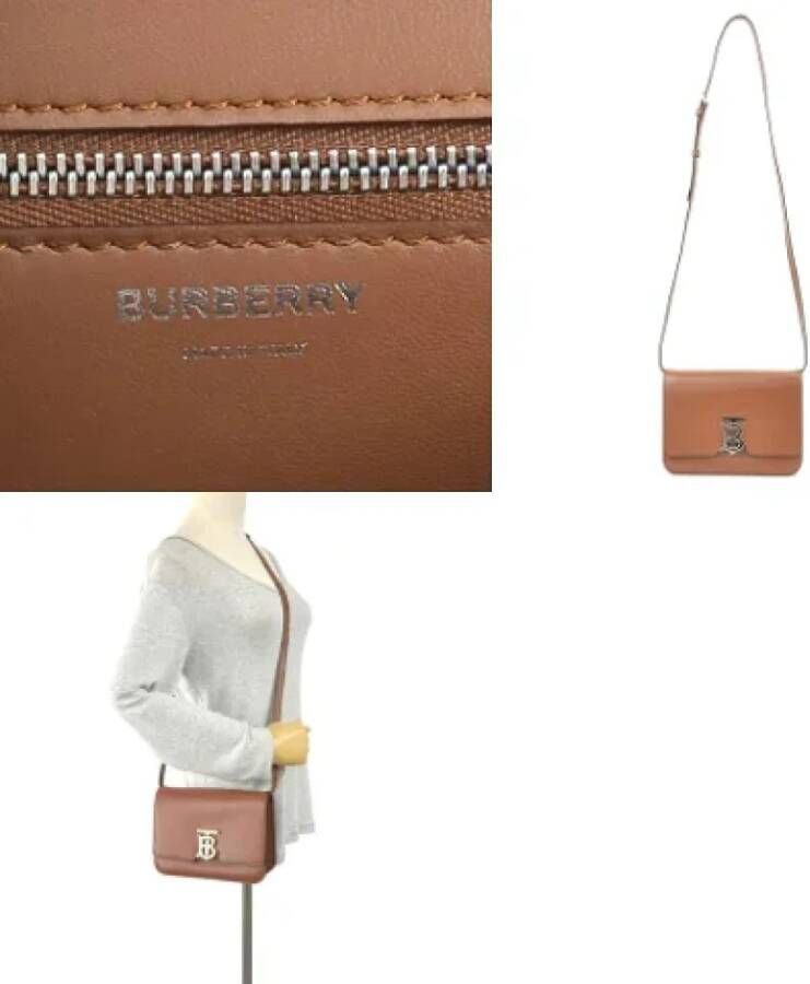 Burberry Vintage Tweedehands Cross Body Tassen Brown Dames