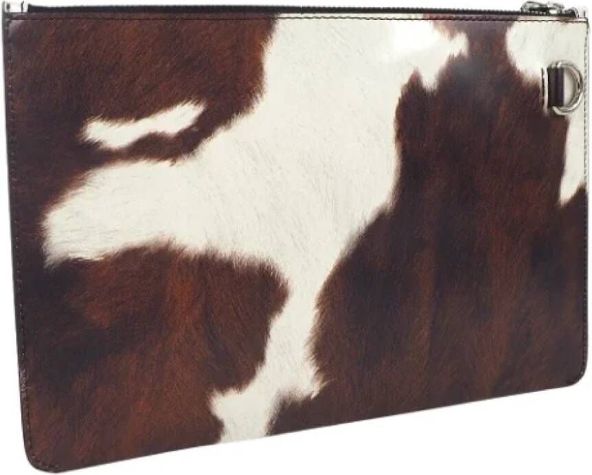 Burberry Vintage Tweedehands koppeling Wit Dames