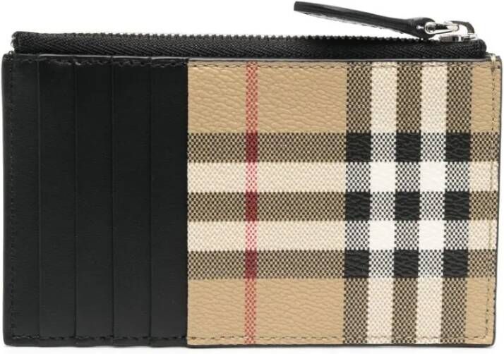 Burberry Compacte Kaarthouder Beige Heren