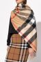 Burberry Luxe Check Cashmere Sjaal Beige Unisex - Thumbnail 2