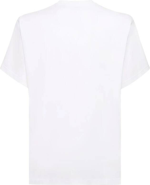 Burberry Witte Crew-neck T-shirt Regular fit Wit Heren