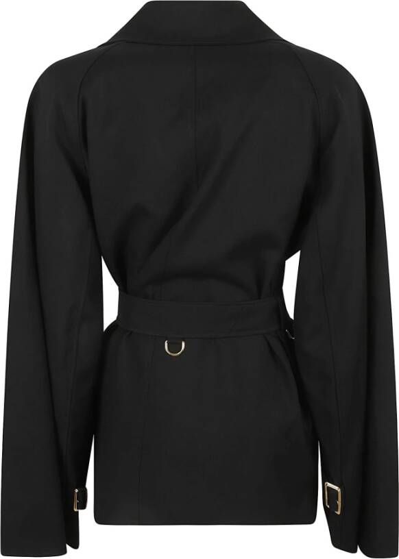 Burberry Zwarte Jassen Stijlvolle Collectie Zwart Dames