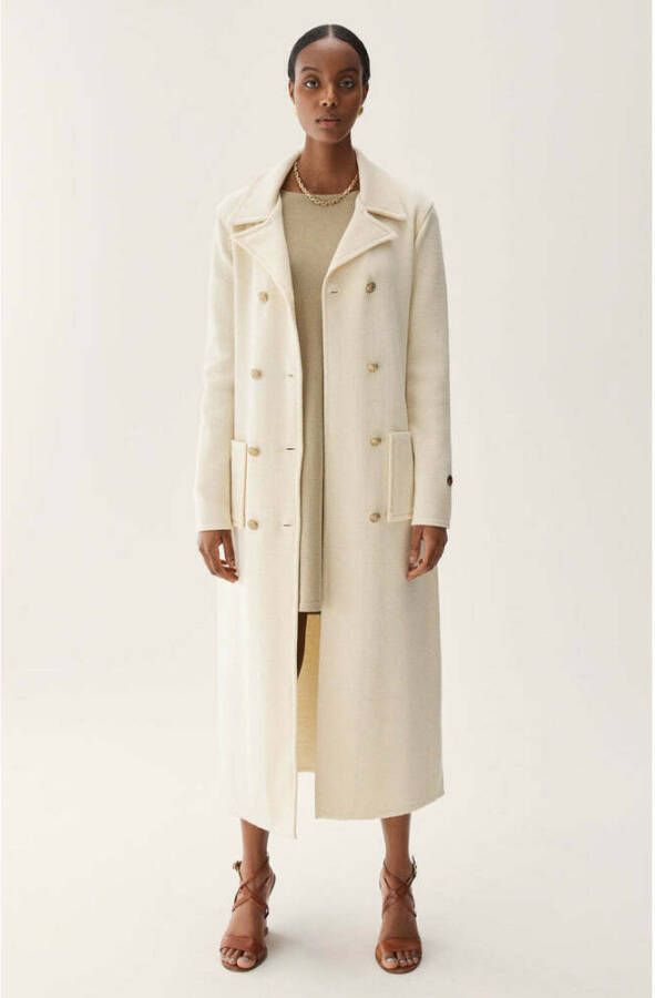 Busnel Capri Coat Wit Dames