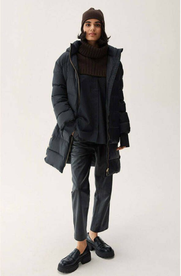 Busnel Farida Down Coat Zwart Dames